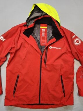 Helly Hansen Jacket Mens 2XL 2TG Red Hurtigruten AECO IAATO Antarctica Cruise